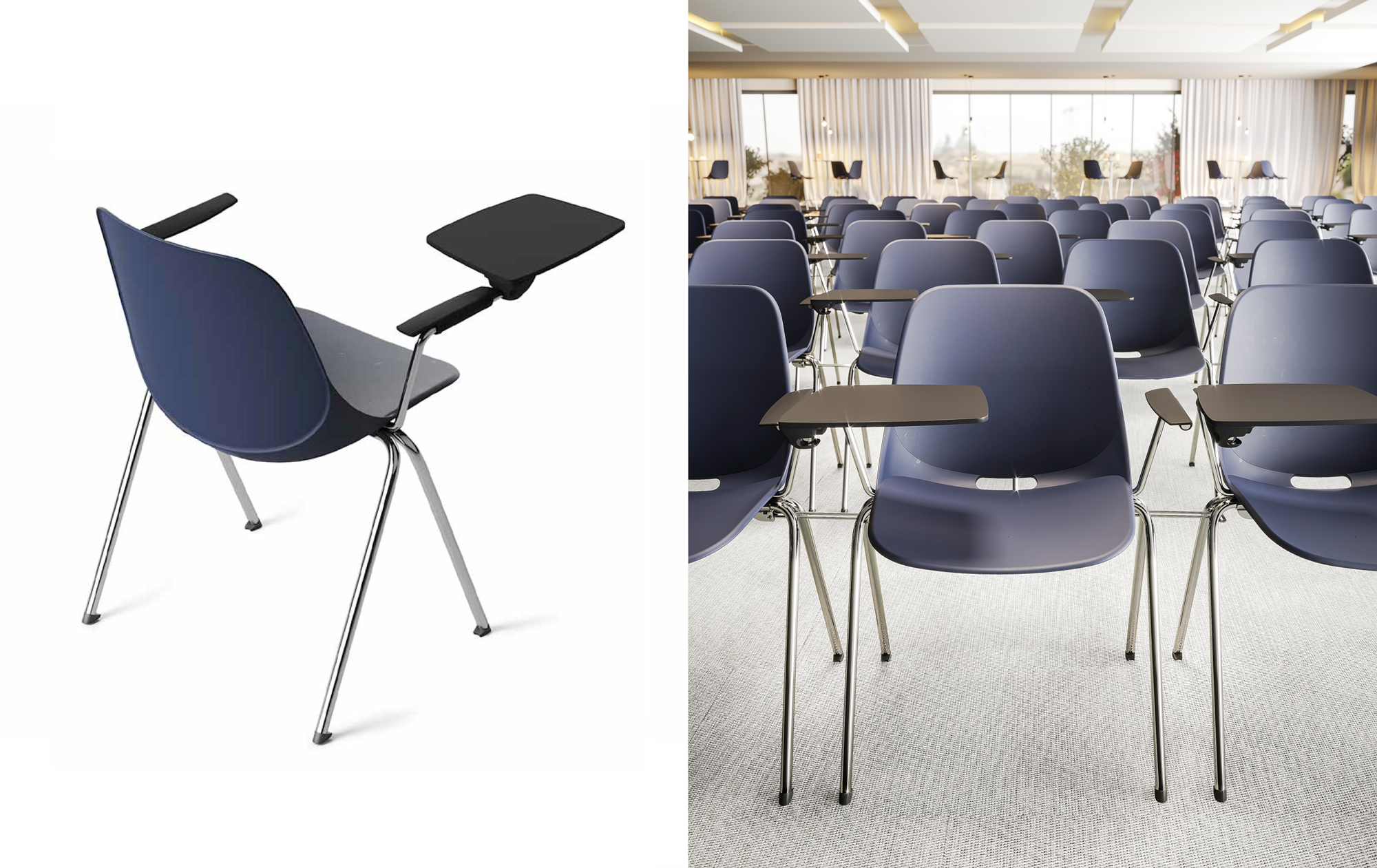 Quick - Meeting, conference and waiting room chairs - Cerantola - 4