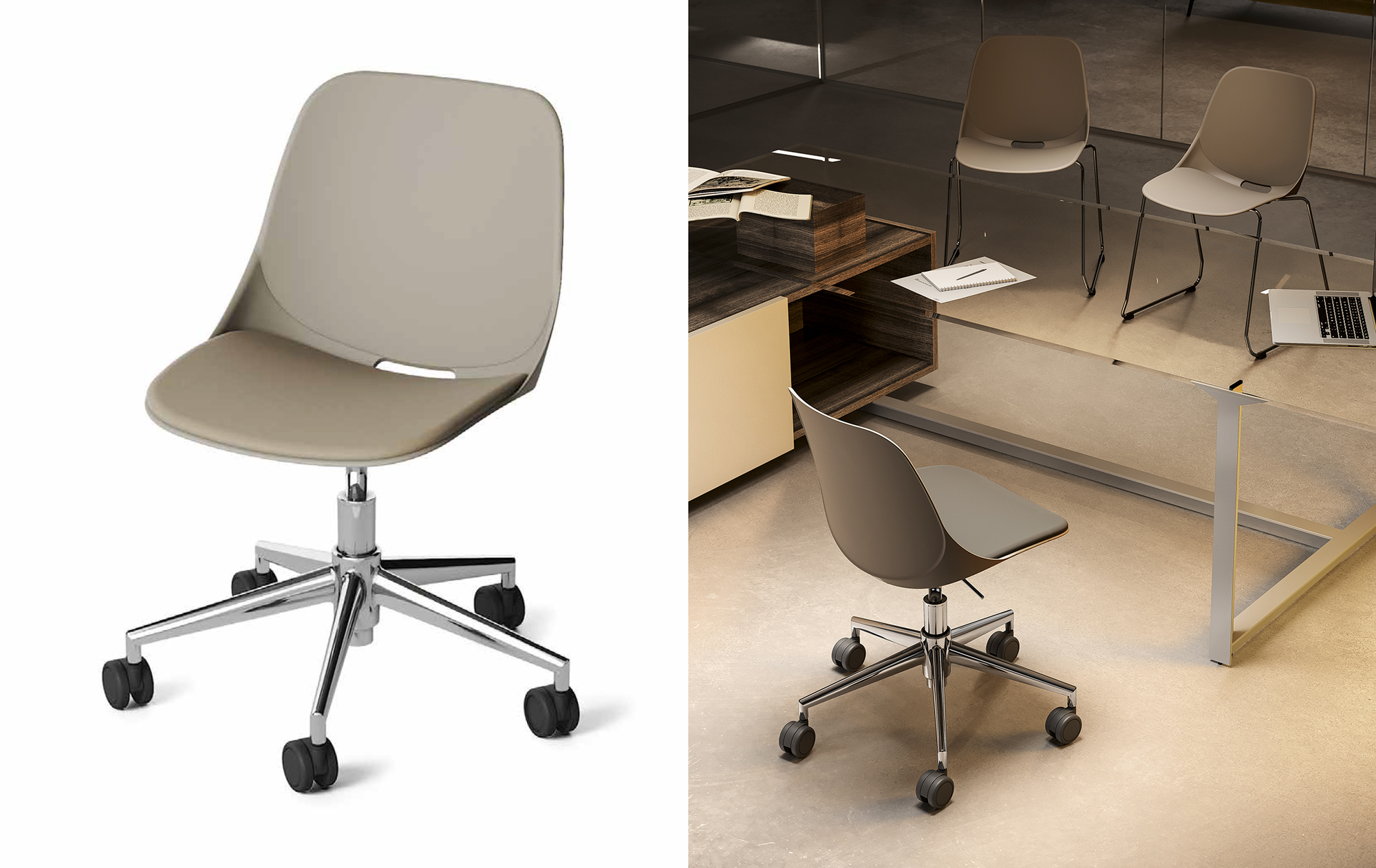 Quick - Meeting, conference and waiting room chairs - Cerantola - 6