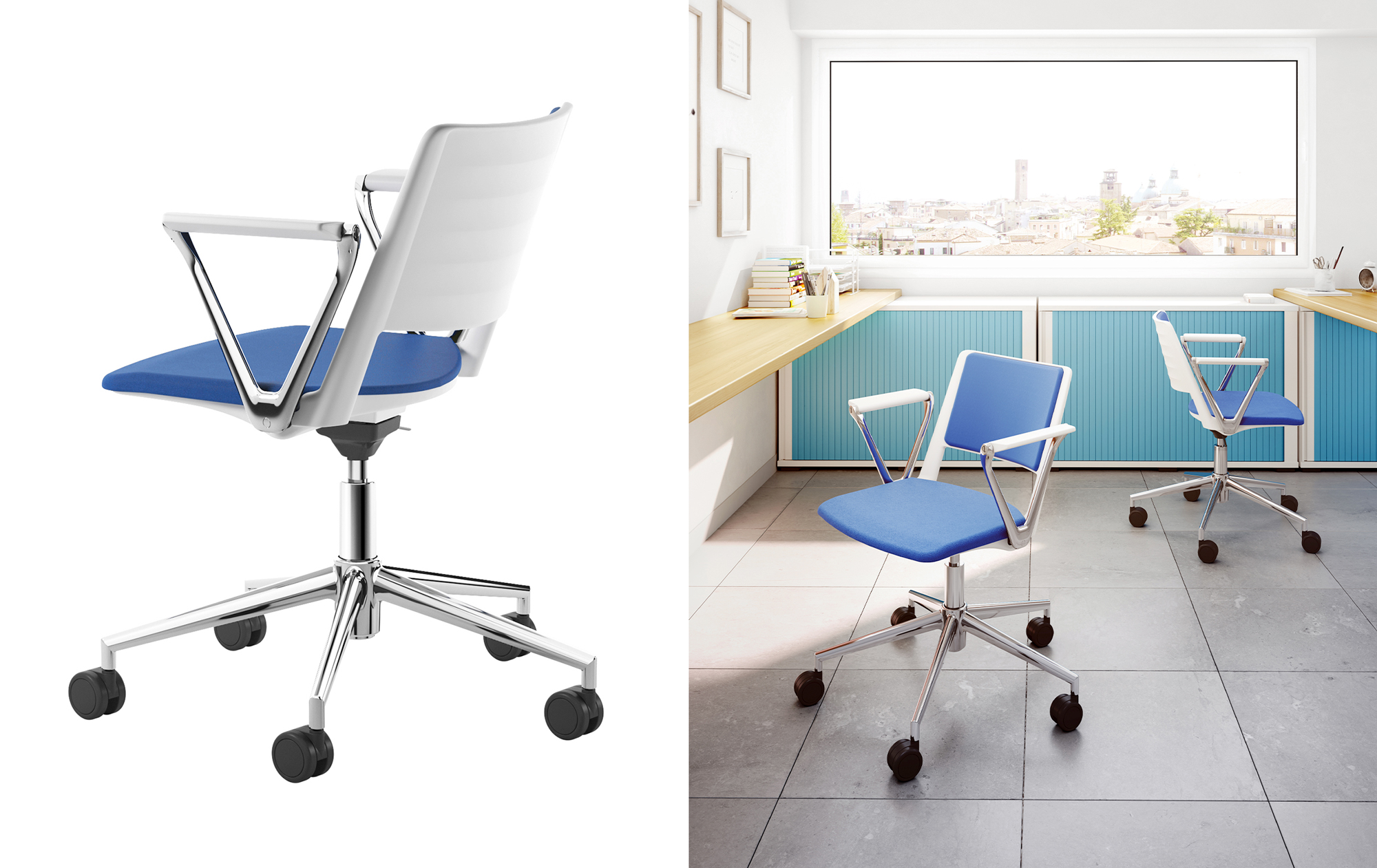 Reload - Meeting, conference and waiting room chairs - Cerantola - 7