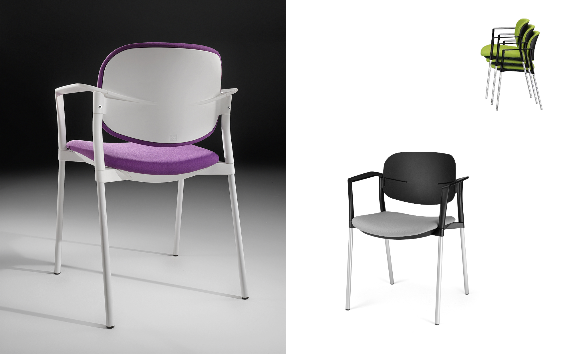 Step - Meeting, conference and waiting room chairs - Cerantola - 2