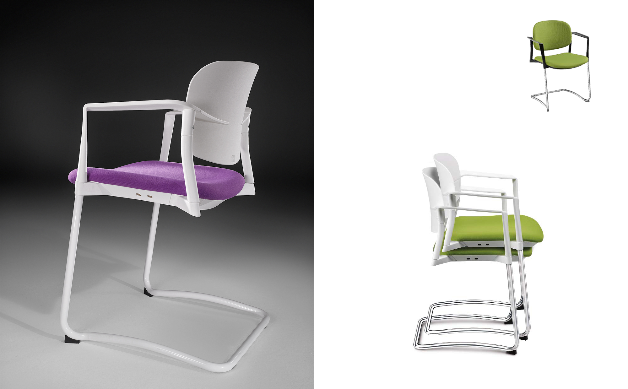 Step - Meeting, conference and waiting room chairs - Cerantola - 4