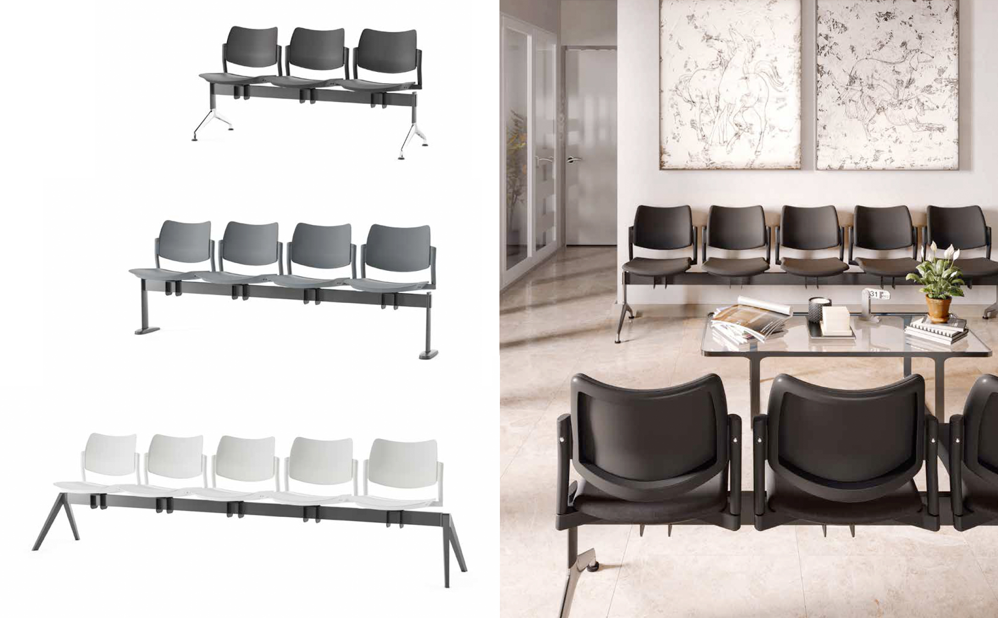 Tip Top - Meeting, conference and waiting room chairs - Cerantola - 7