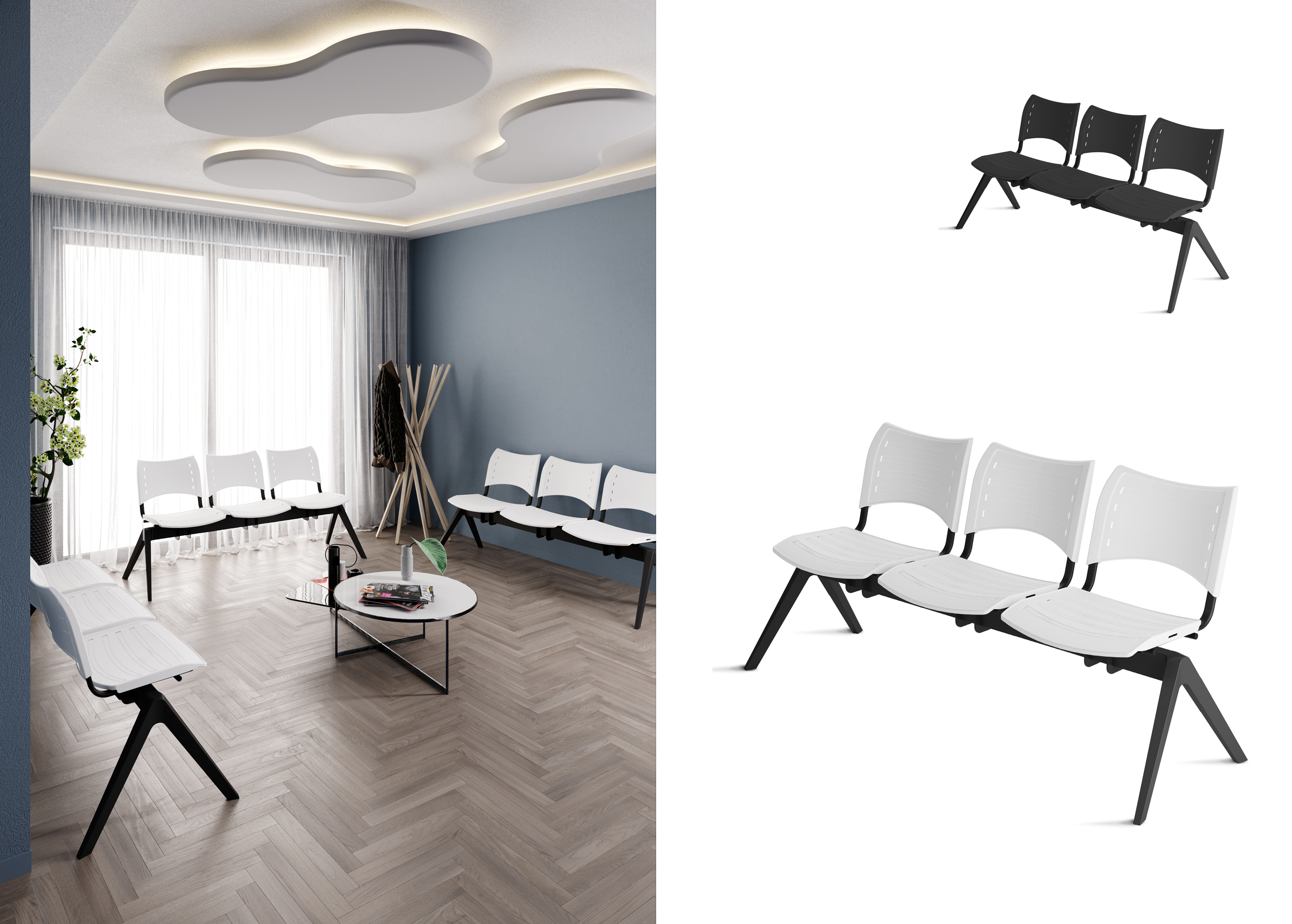 Iso Smart Restyling - Meeting, conference and waiting room chairs - Cerantola - 5