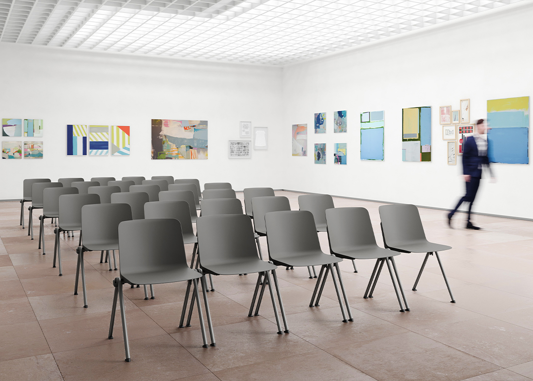 Plus - Meeting, conference and waiting room chairs - Cerantola - 6