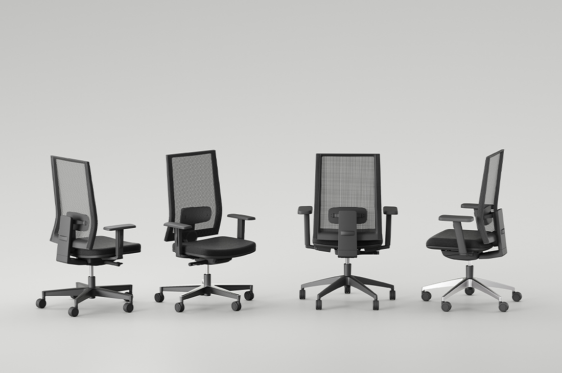 Aki - Office swivel chairs - Cerantola - 1