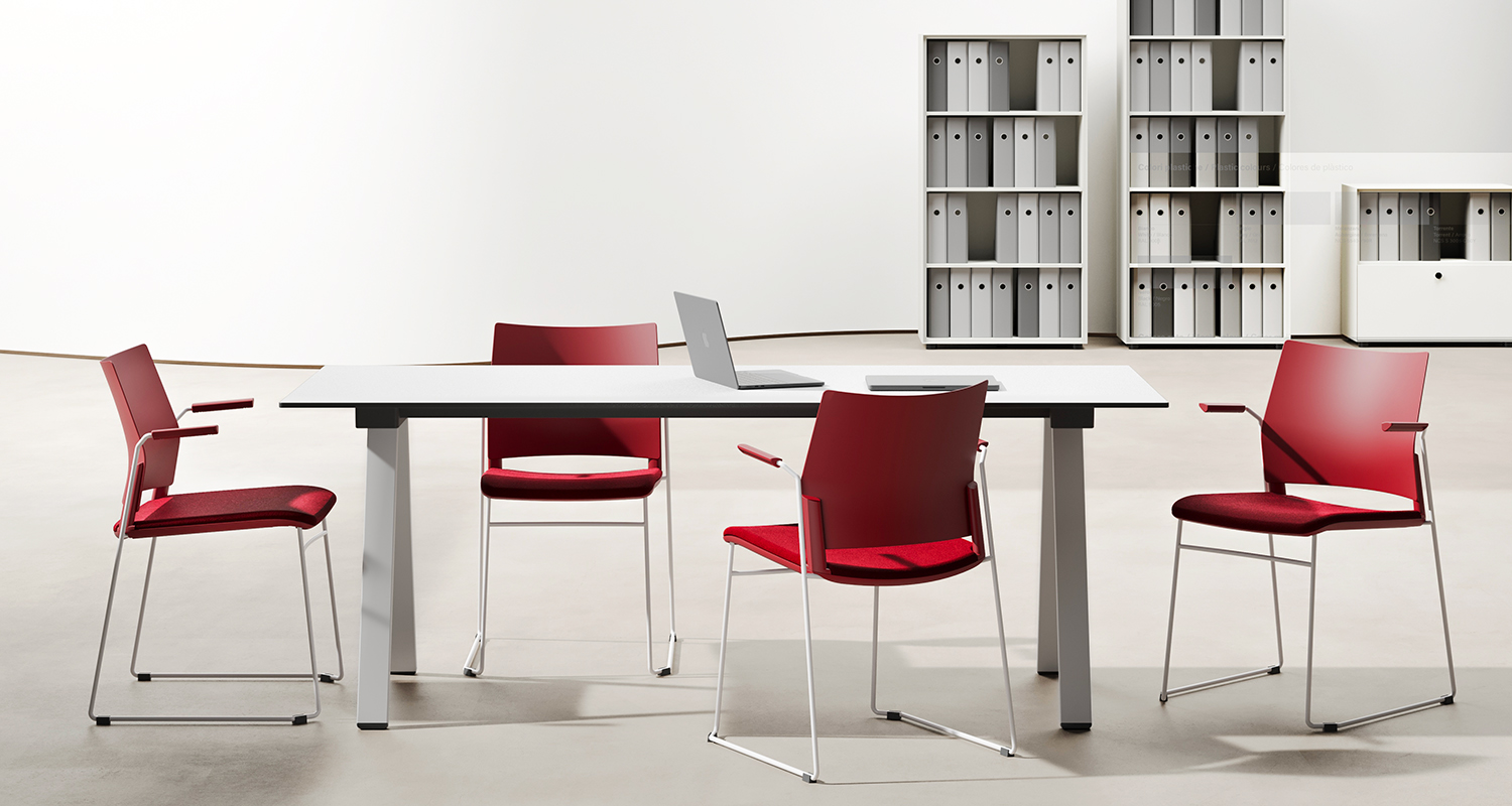 Omega - Sedie per sale riunioni, conferenza e attesa - Cerantola - 2