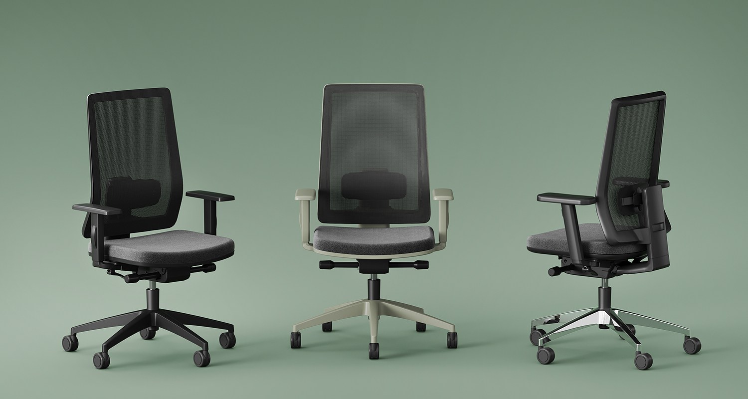 Moon - Sillas de oficina con ruedas - Cerantola - 4