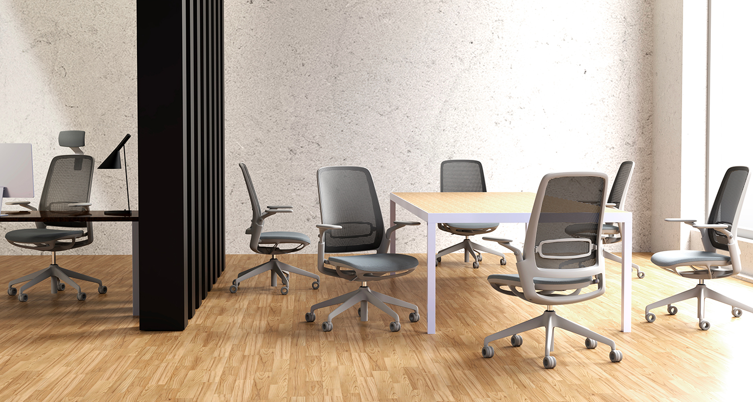 Etherea - Sillas de oficina con ruedas - Cerantola - 5