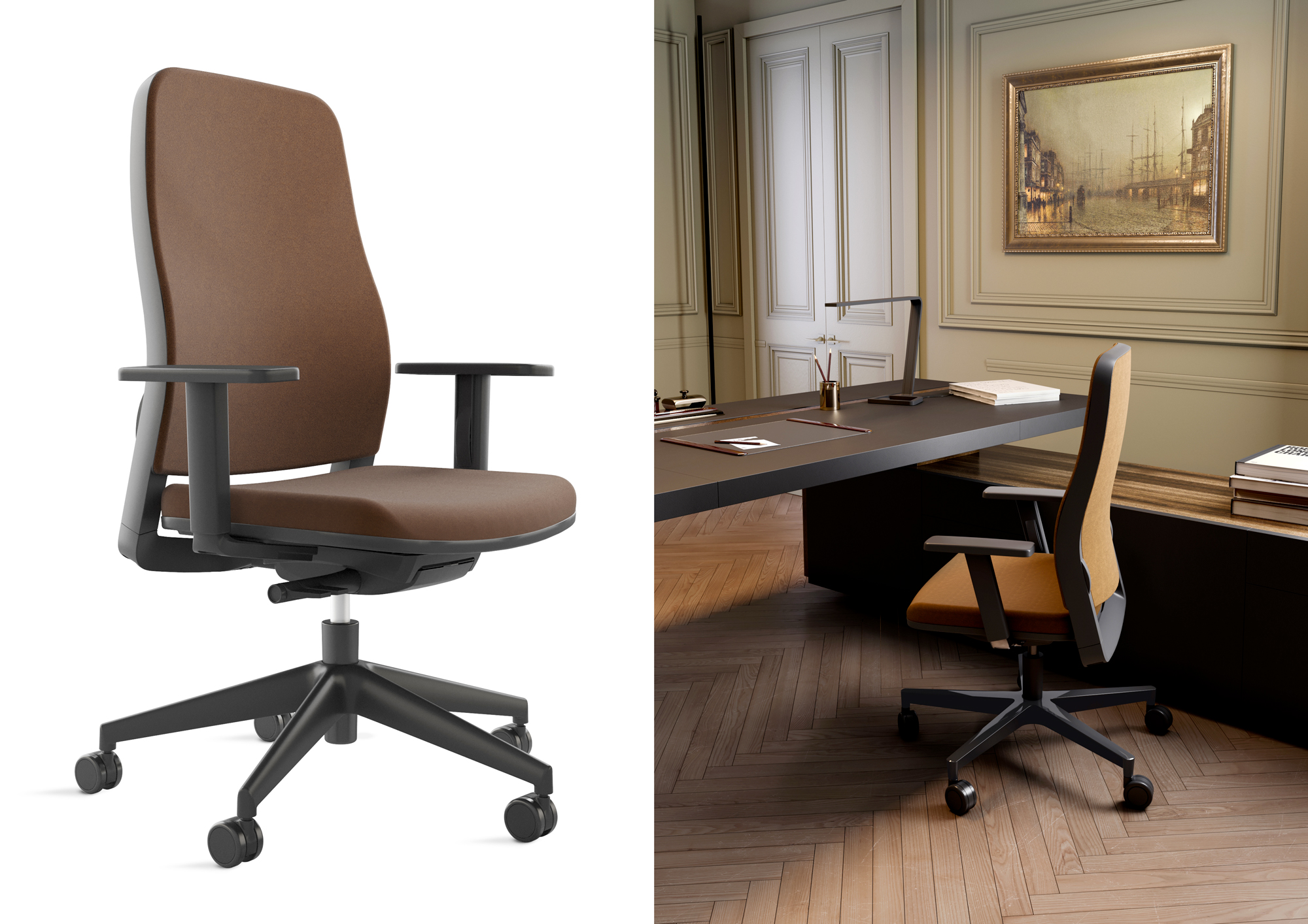 Titan - Office swivel chairs - Cerantola - 5
