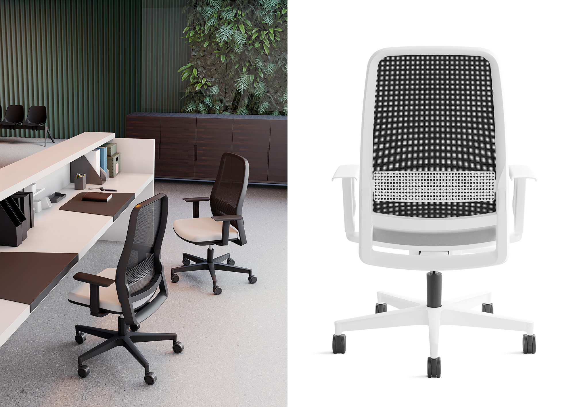 Titan - Office swivel chairs - Cerantola - 4